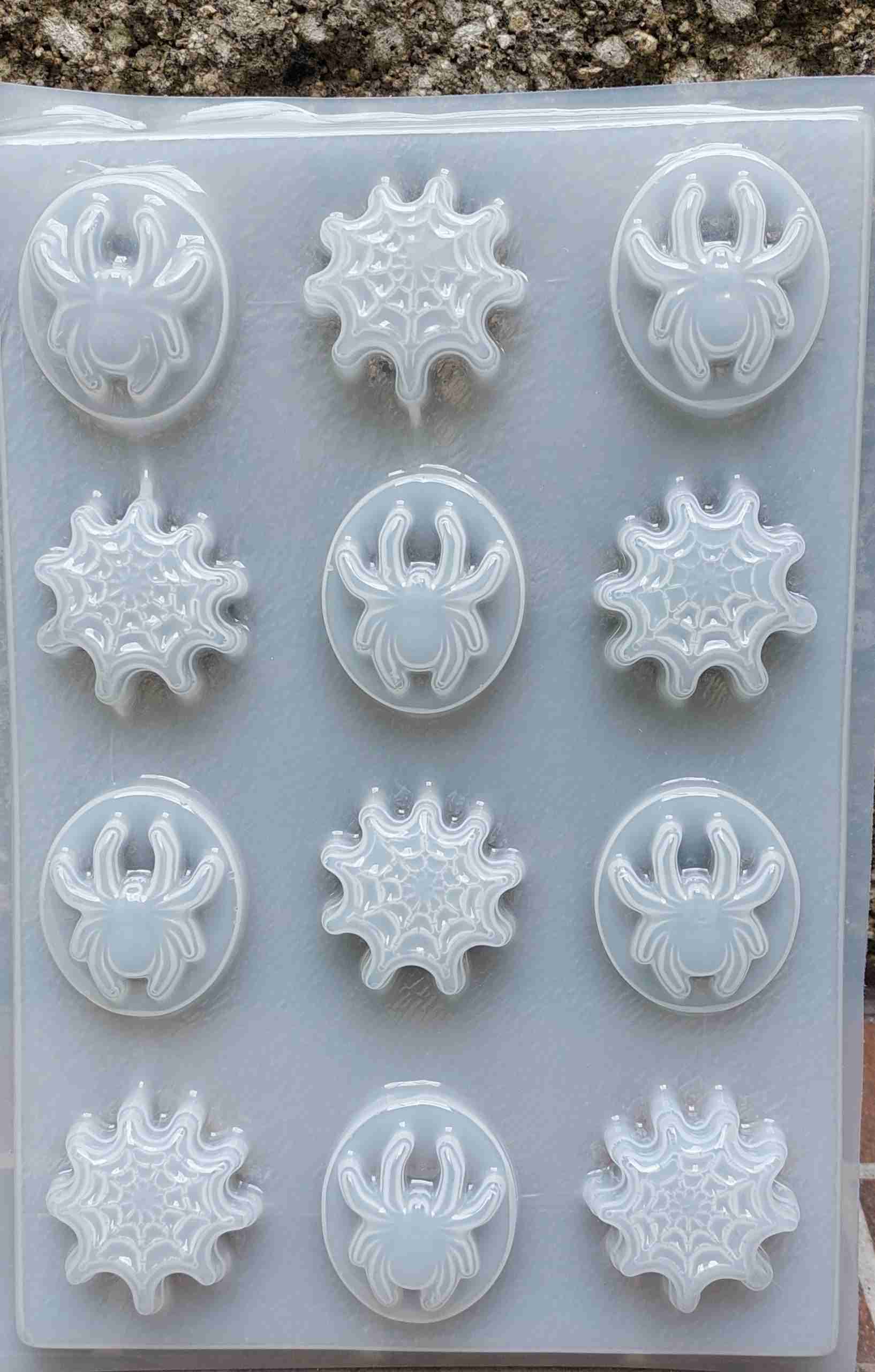 Molde Halloween Araña y Telaraña