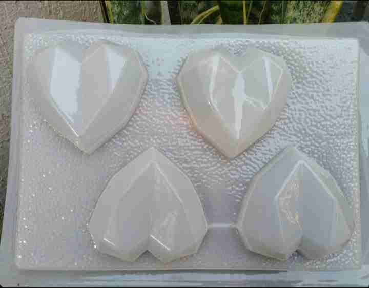 Molde Corazon Diamante 4