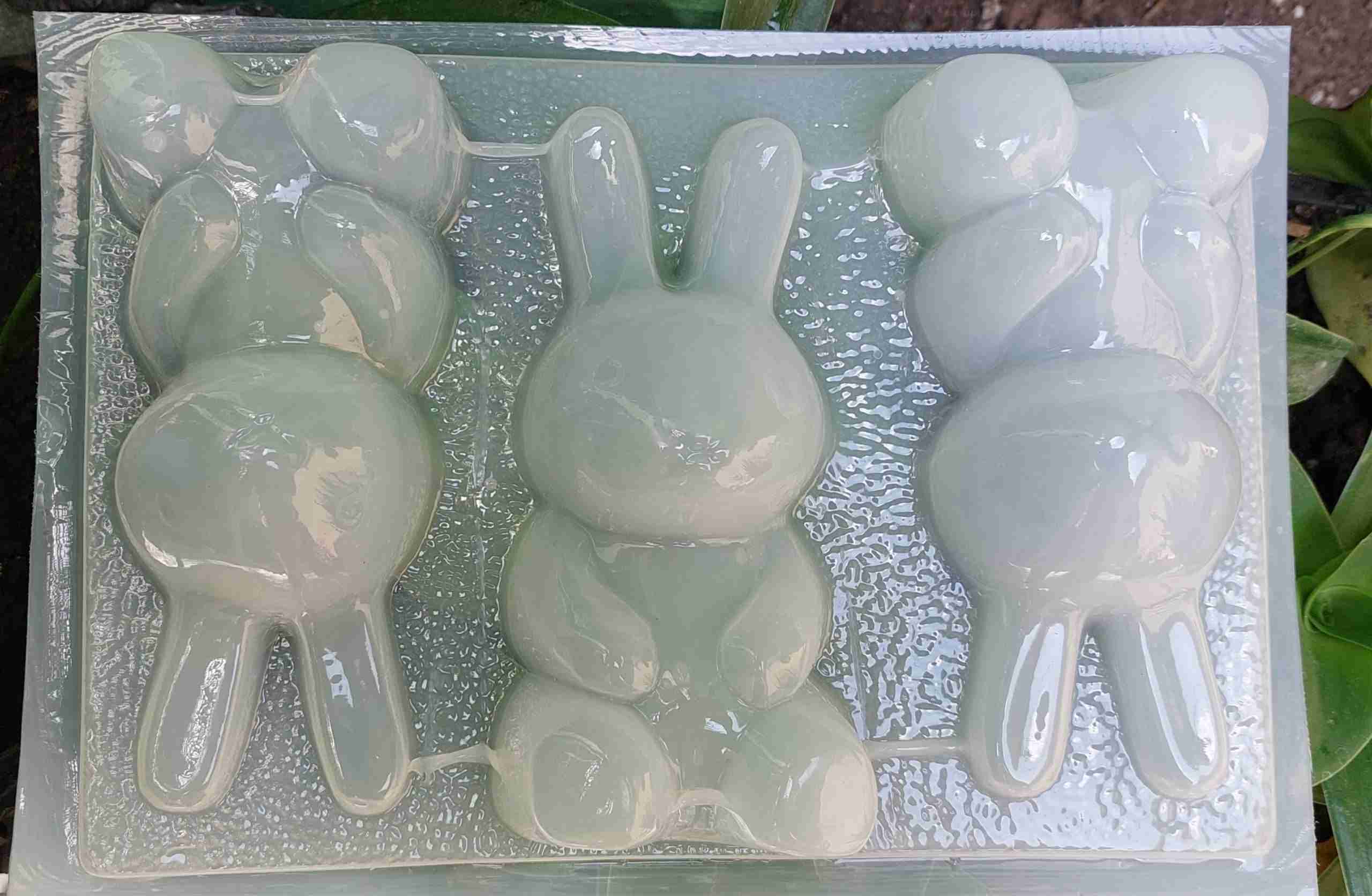 Molde Conejo de Pascua de 3