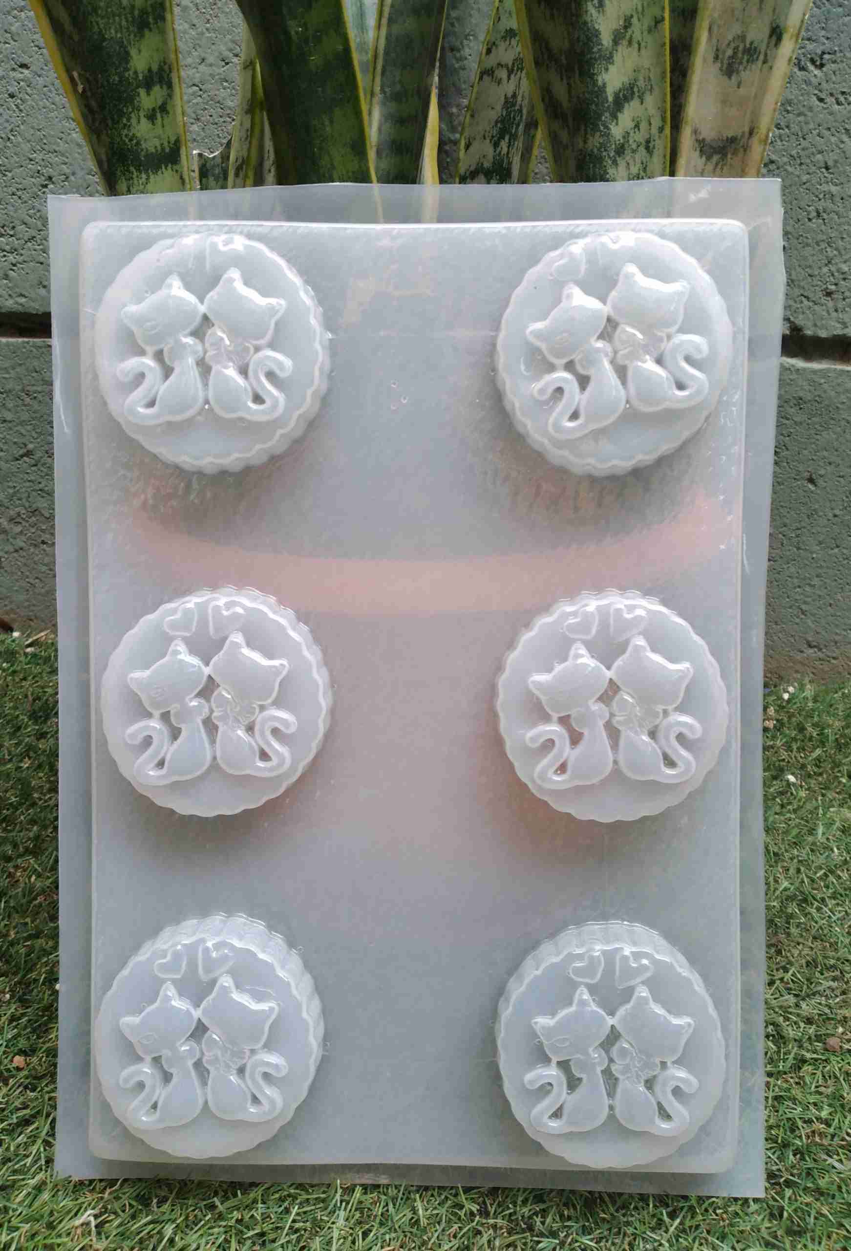 Molde Gatitos Enamorados