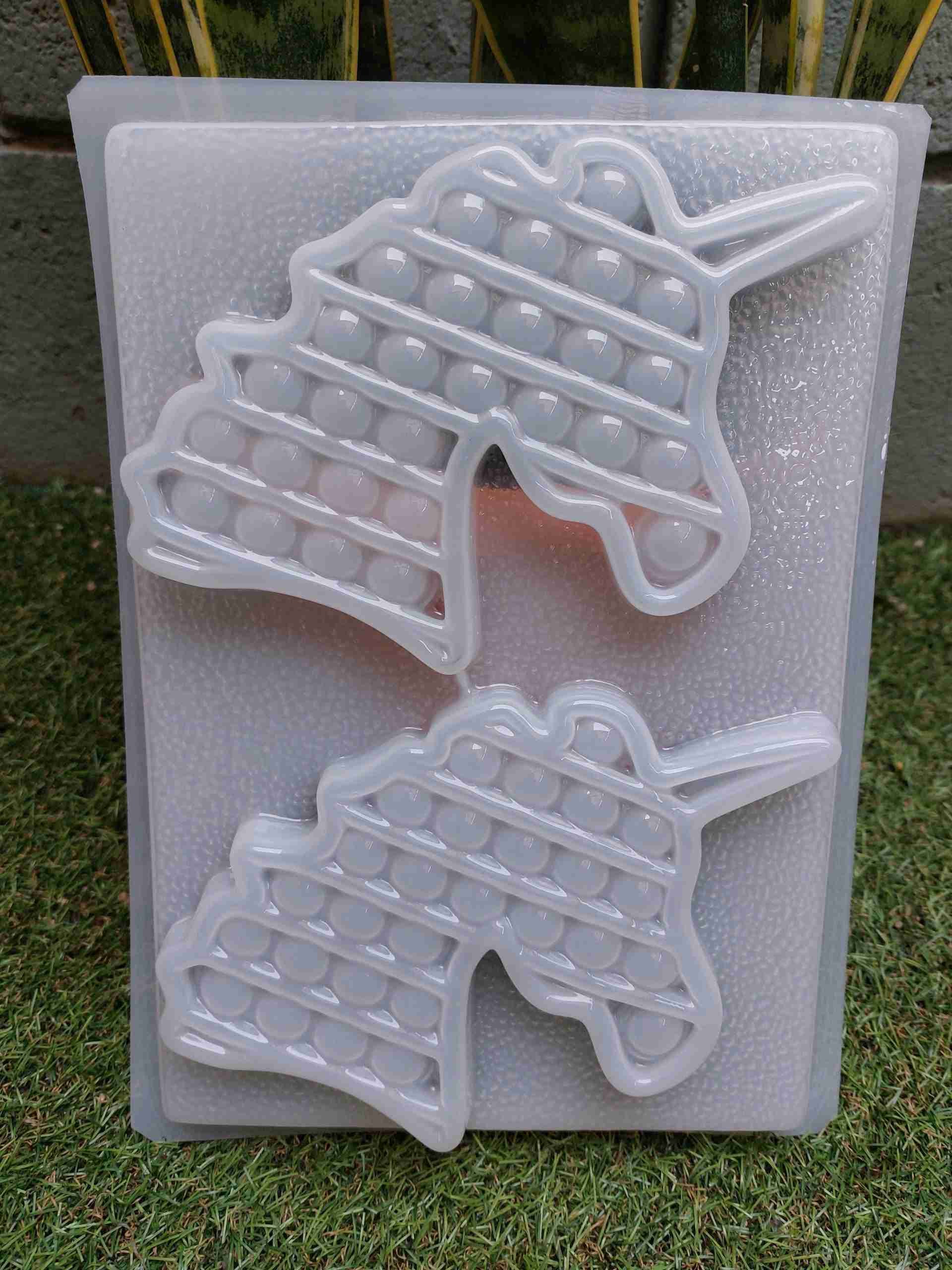 Molde pop It unicornios