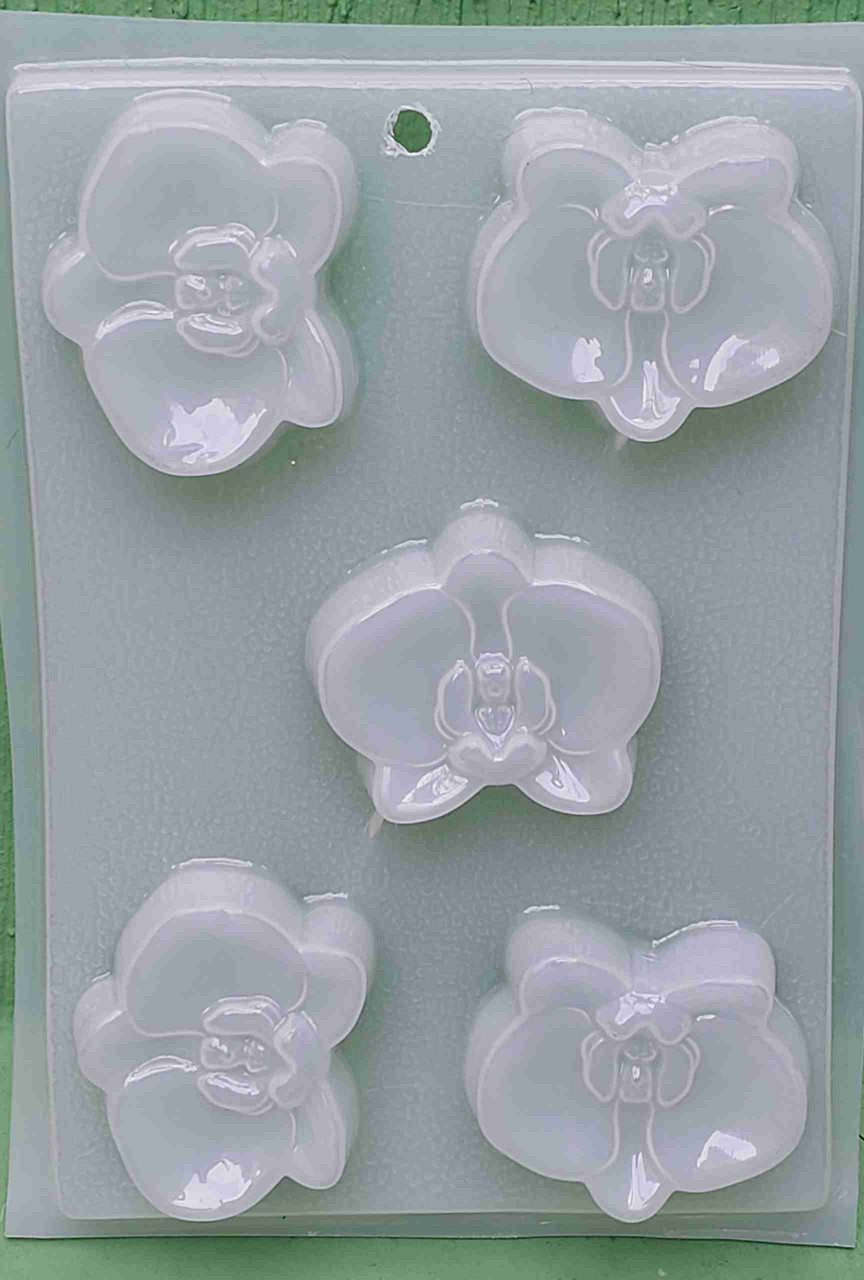 Molde orquideas de 5