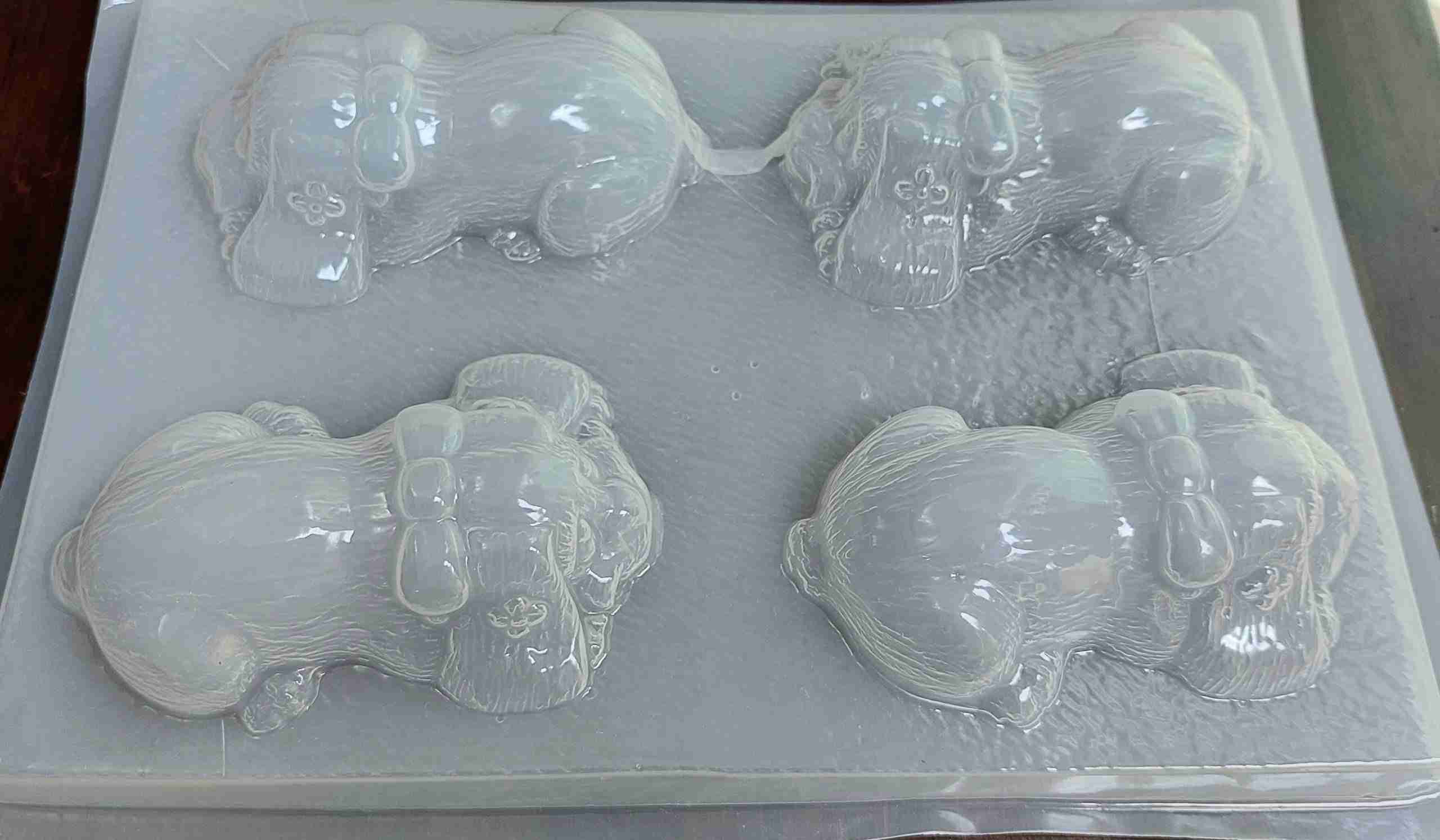 Molde perritas de 4 unidades