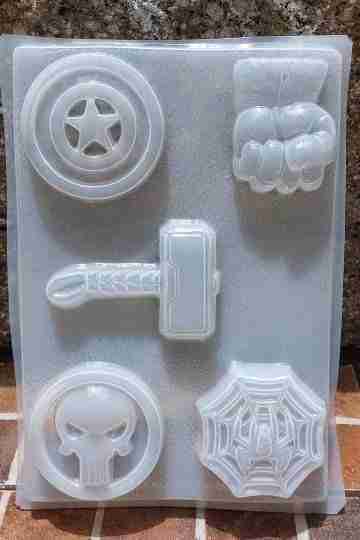 Molde Logos de Super Heroes