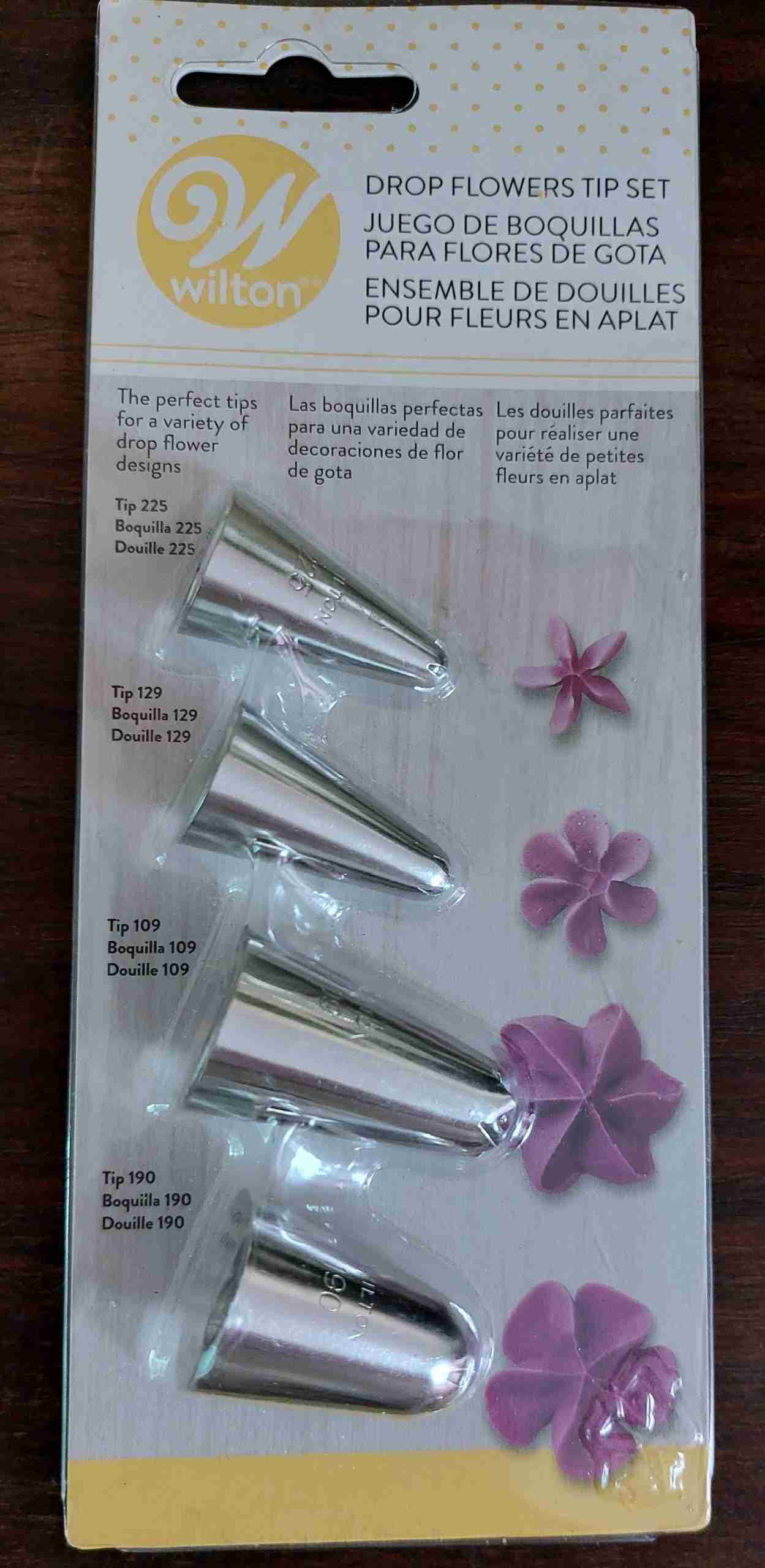 Juego de duyas para flores trae 4.