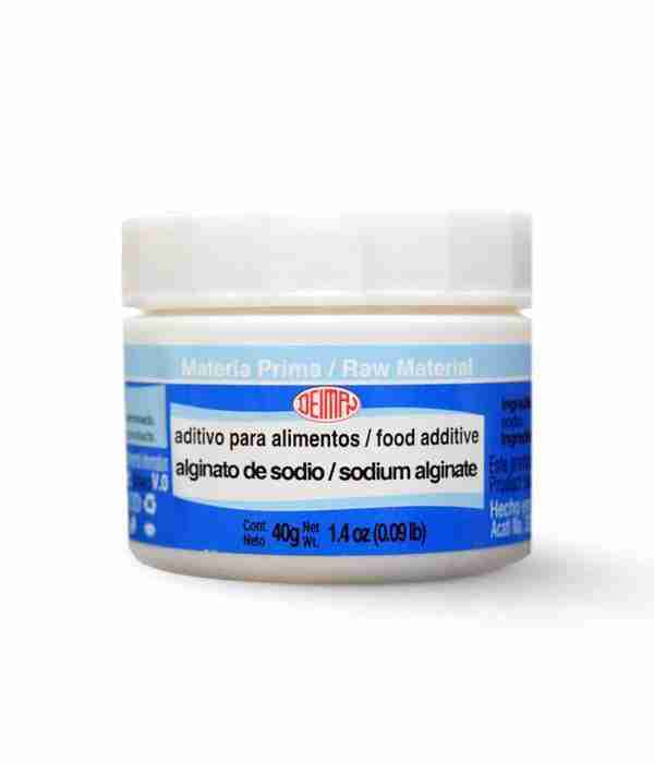 Alginato de sodio 40 gramos