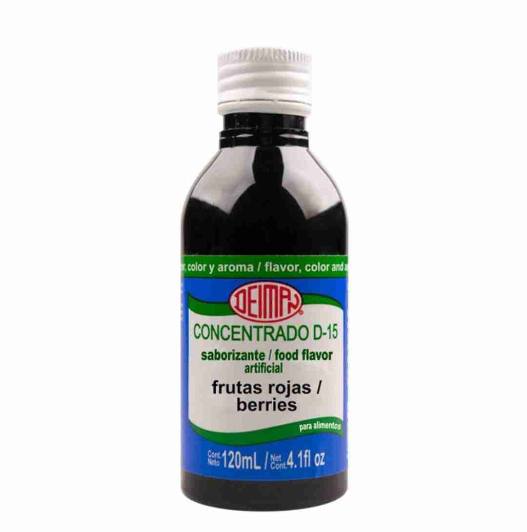 Concentrado Sabor Frutas Rojas 120ml