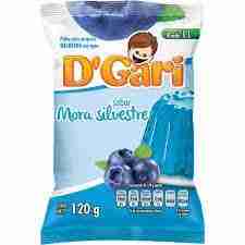 Gelatina D`Gari sabor Mora Silvestre con color de 120 gramos