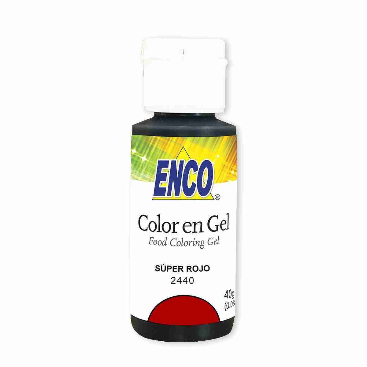 Colorante gel super rojo 40 gramos