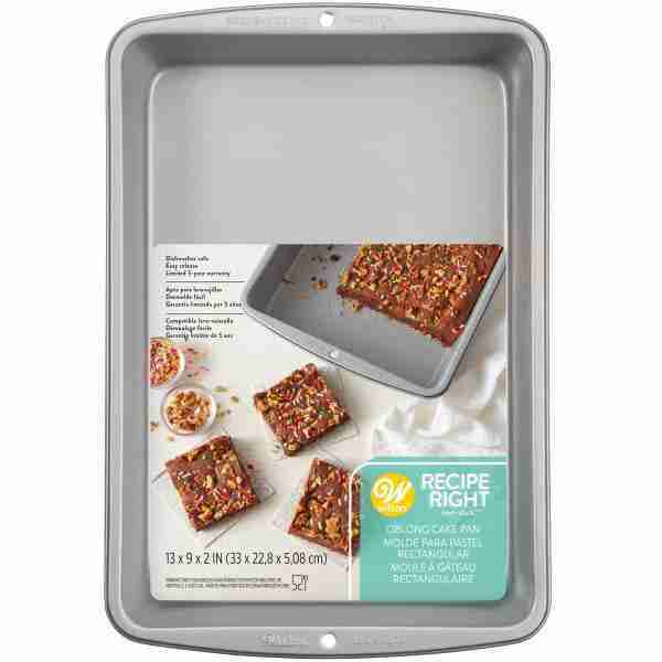 Molde para Brownie rectangular de 33 x 22.8x 5.08 cms.