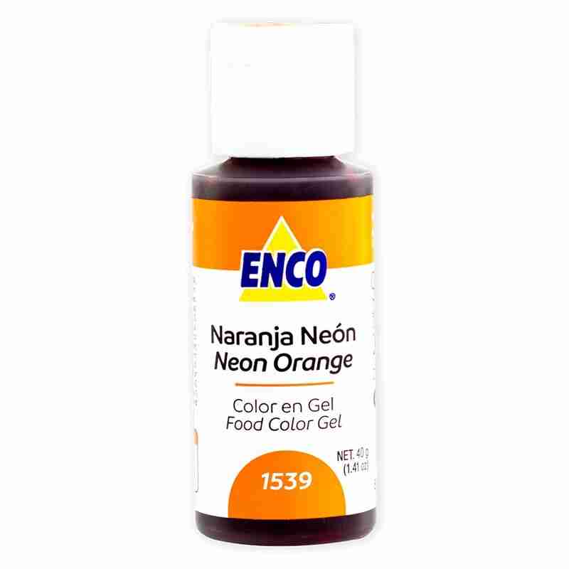 Colorante gel naranja neòn 40 gramos