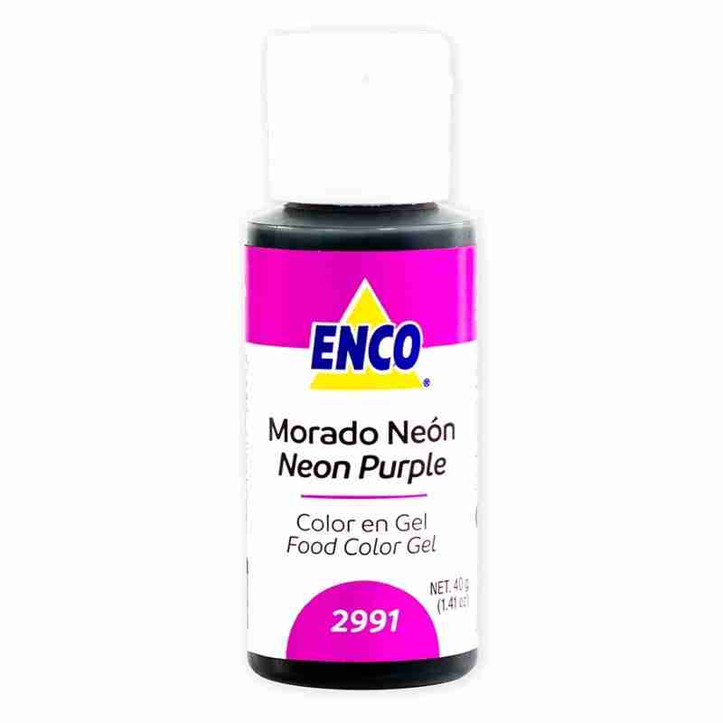 Colorante gel morado neòn 40 gramos