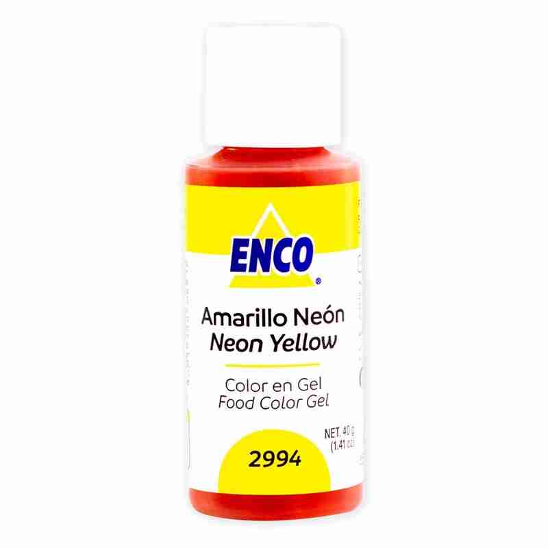 Colorante gel color amarillo neòn 40 gramos