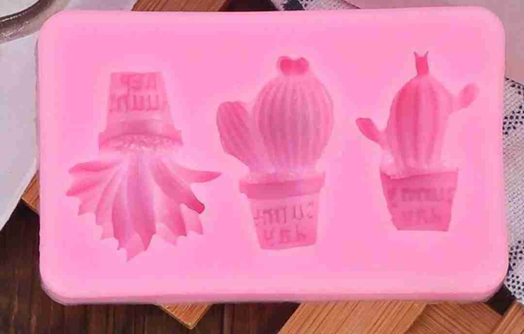 Molde silicón Macetas con Tunos