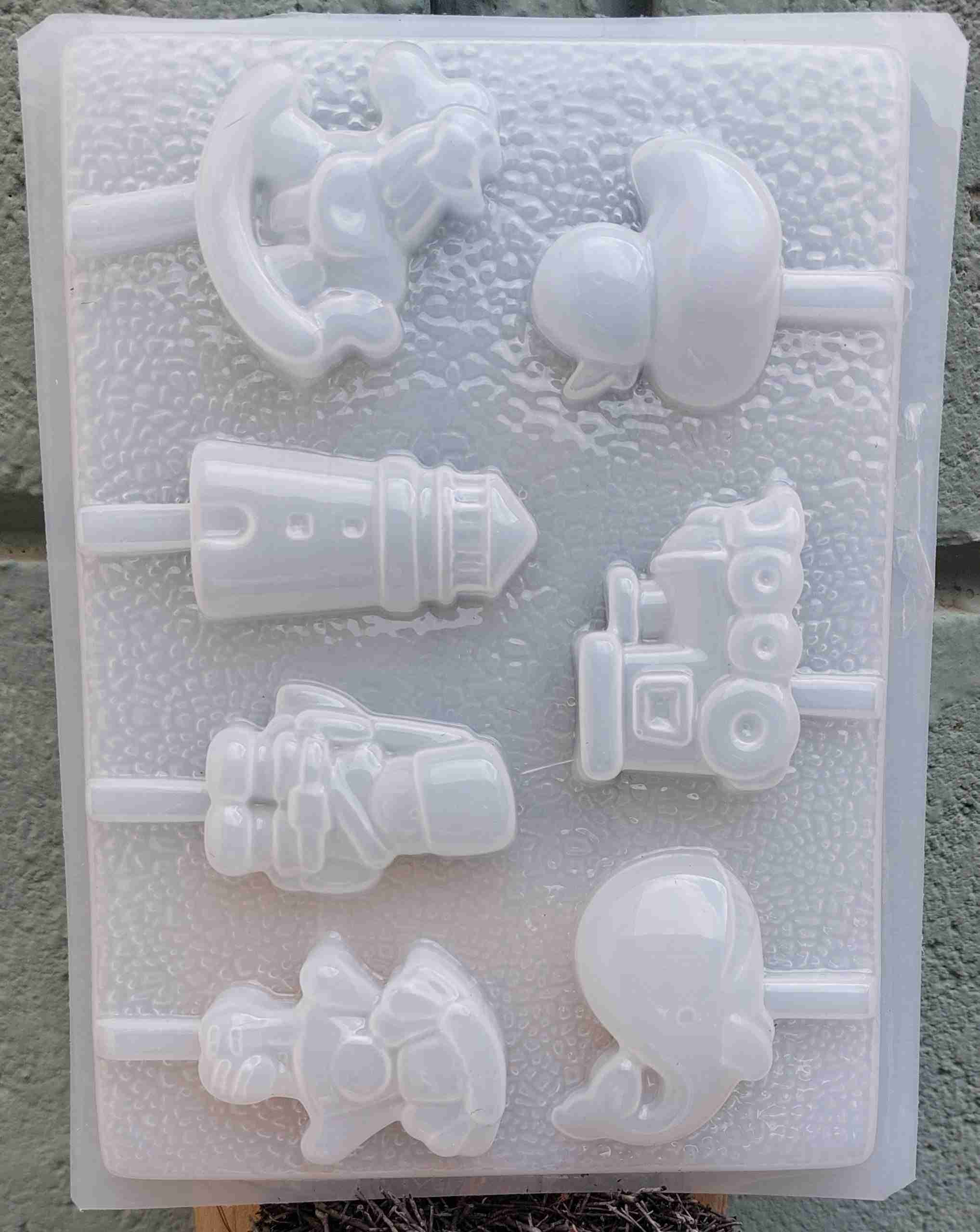 Molde mini Diseños baby shower paletas