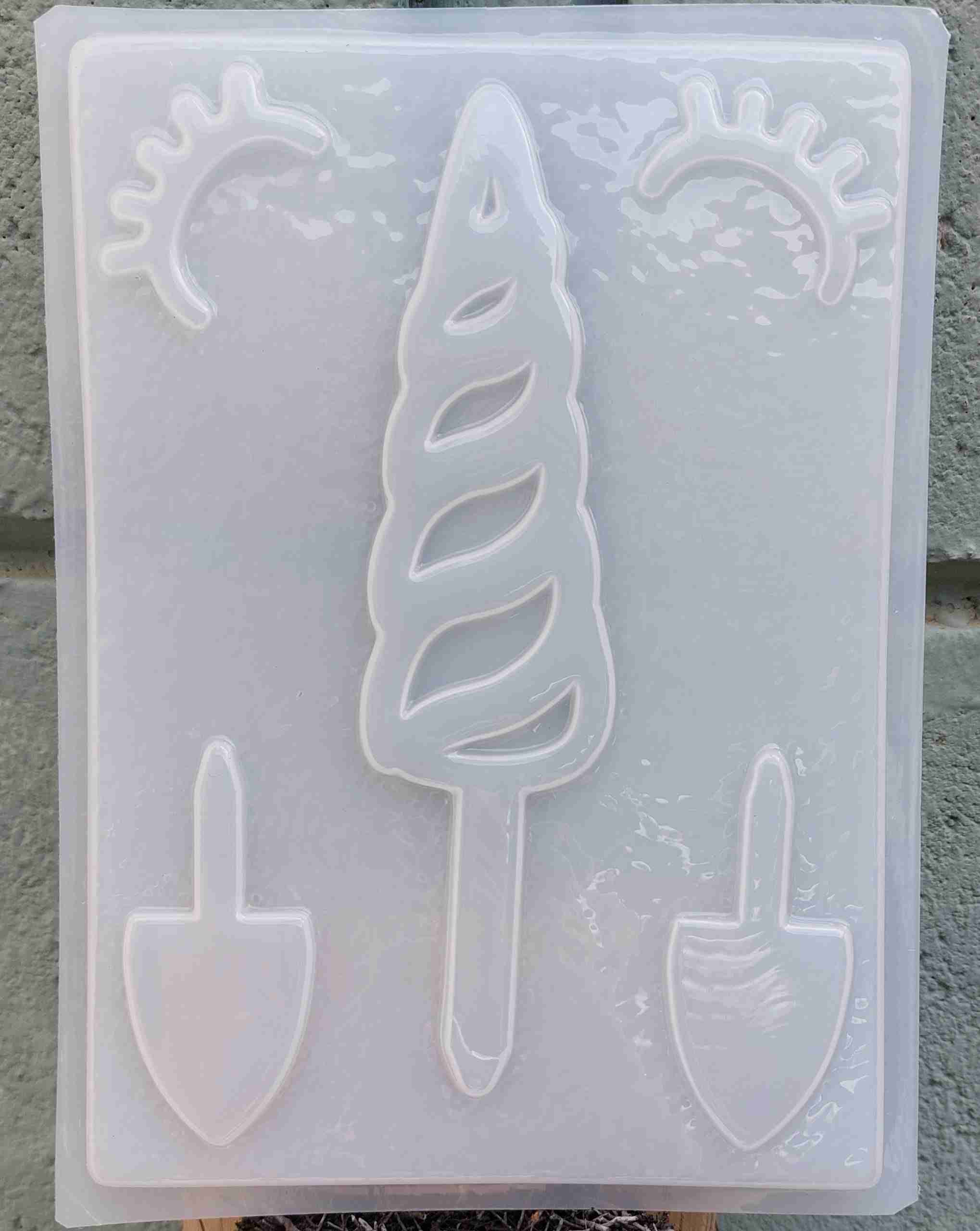 Molde Cuerno, ojitos y orejas de Unicornio