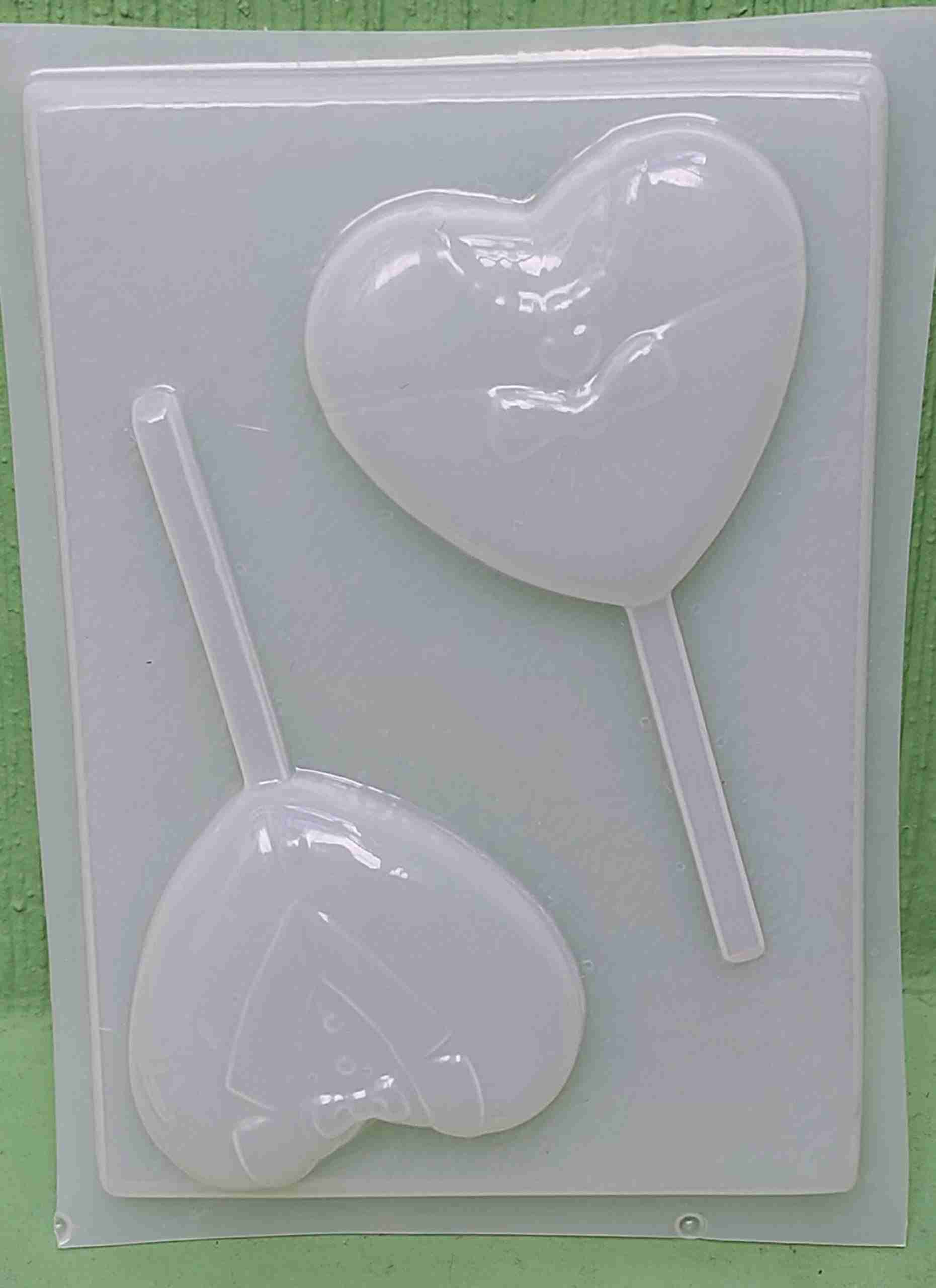 Molde Corazones Dama y Caballero paletas