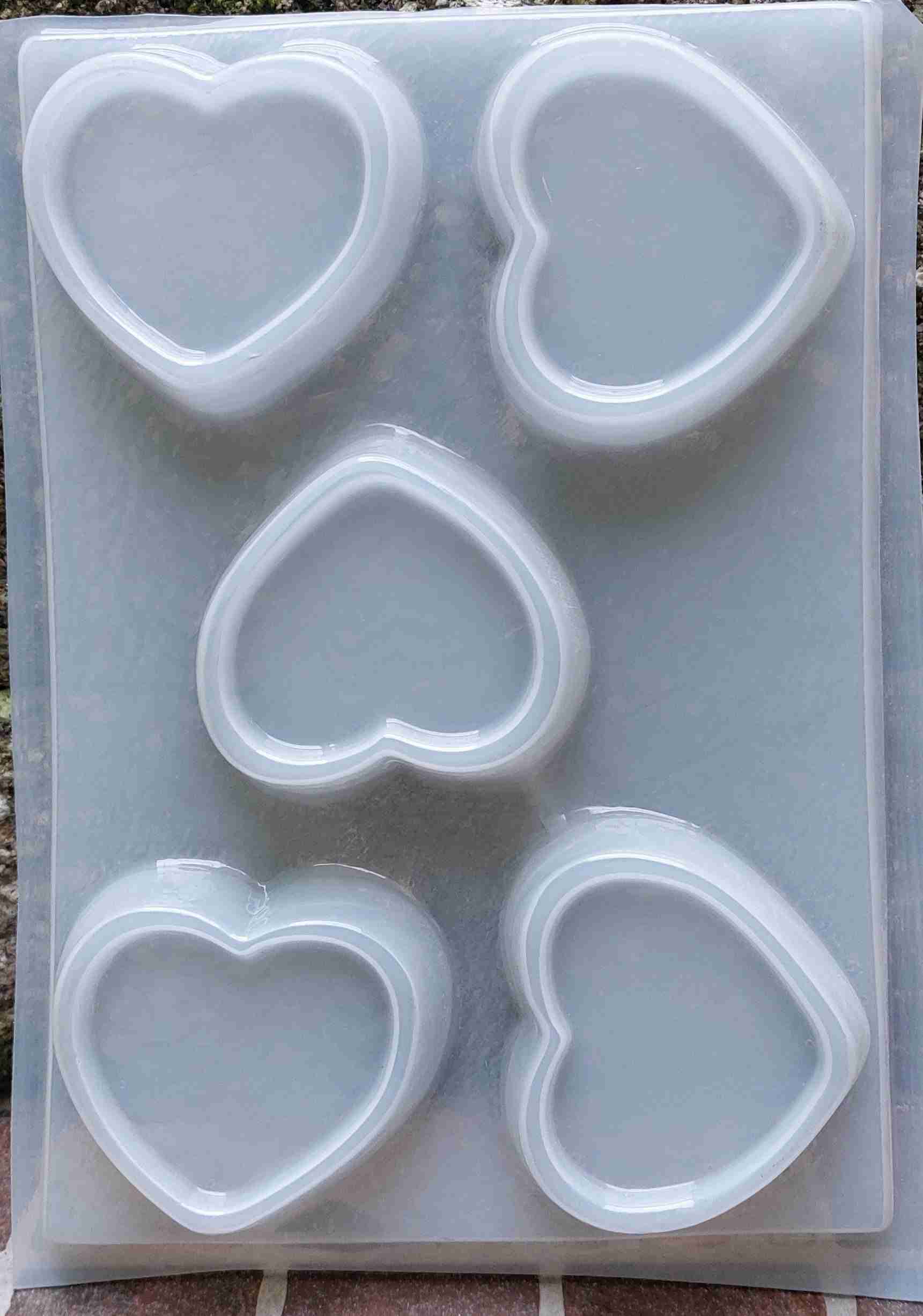 Molde corazones de (5)