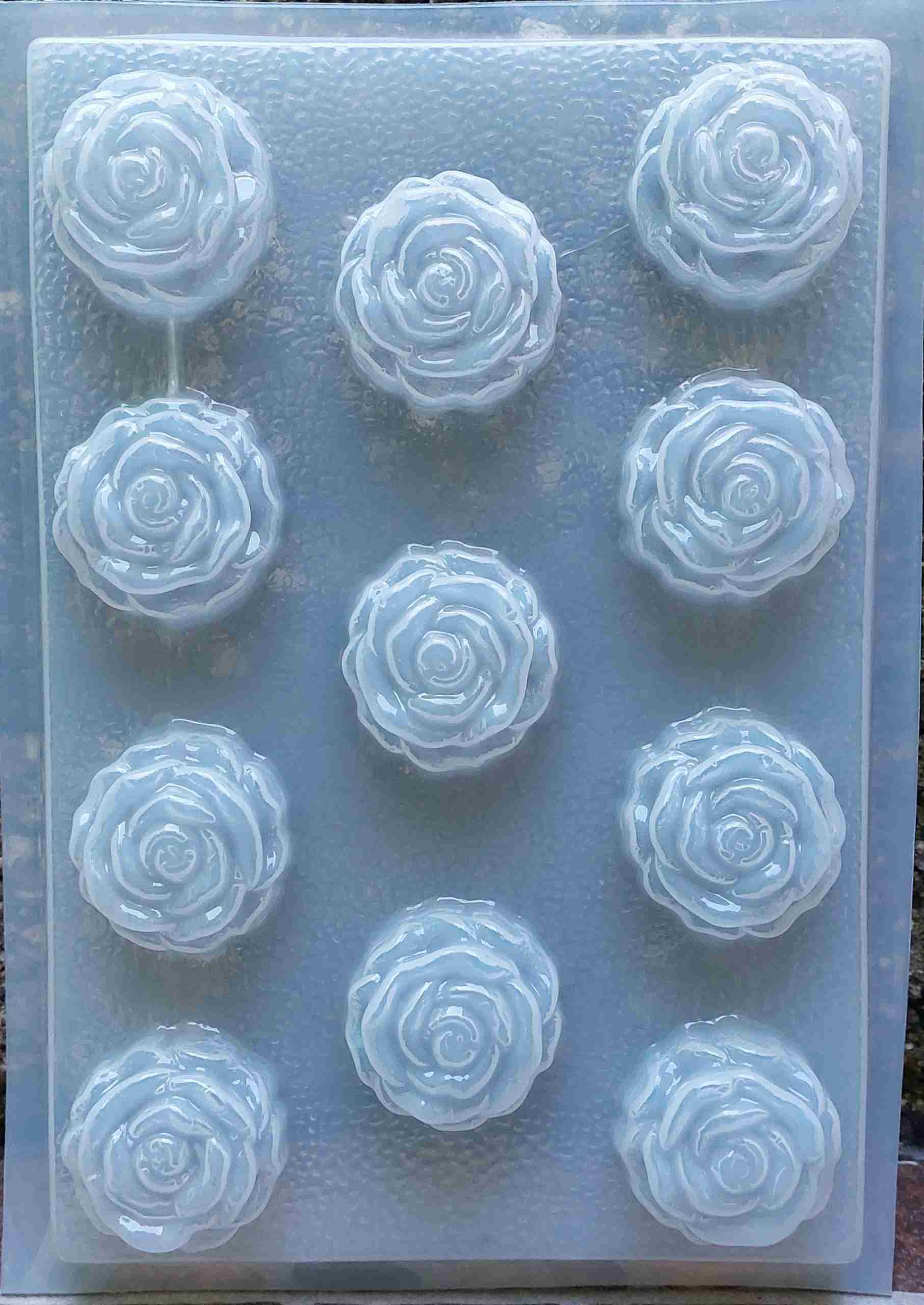 Molde rosas de 11