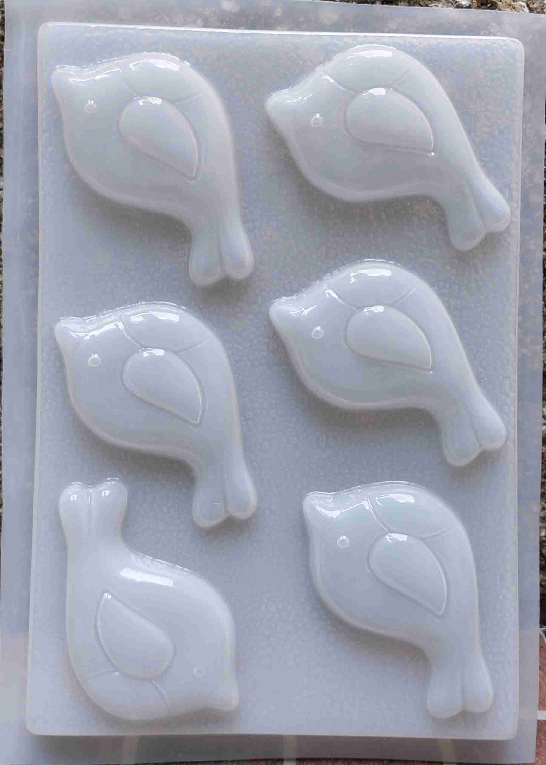 Molde pajaros de 6