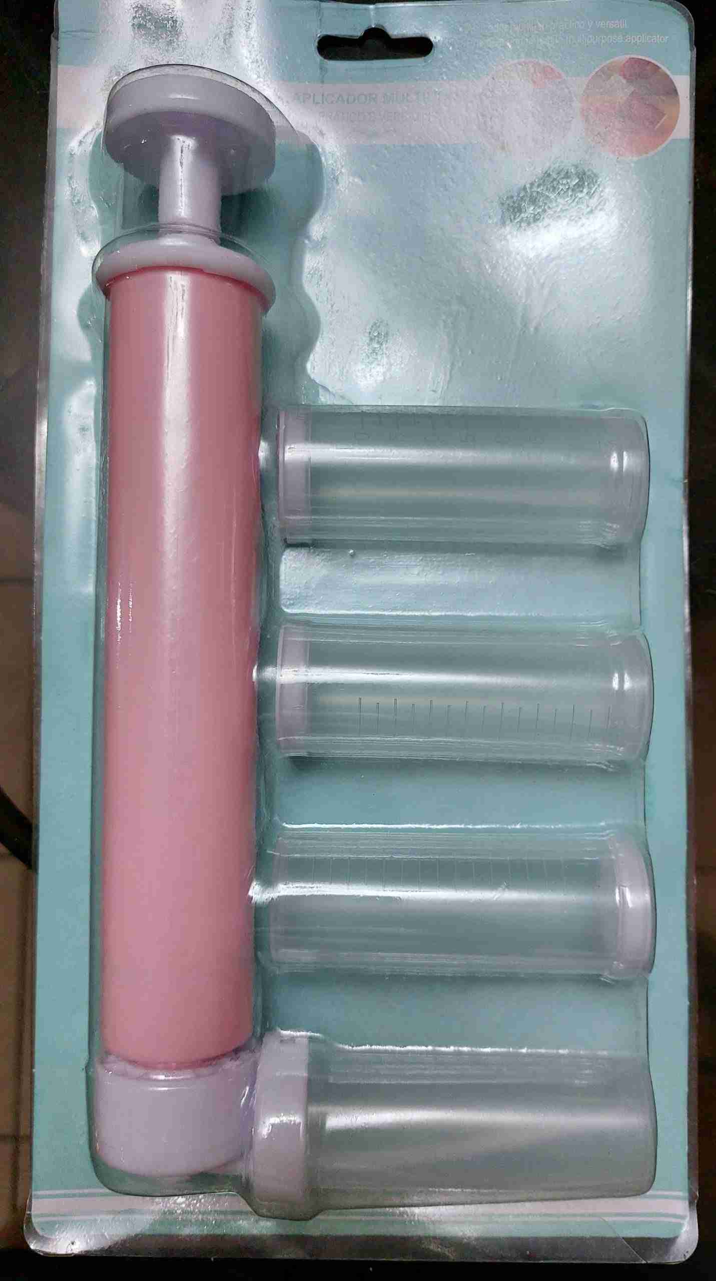 Aplicador Manual multiusos color rosado