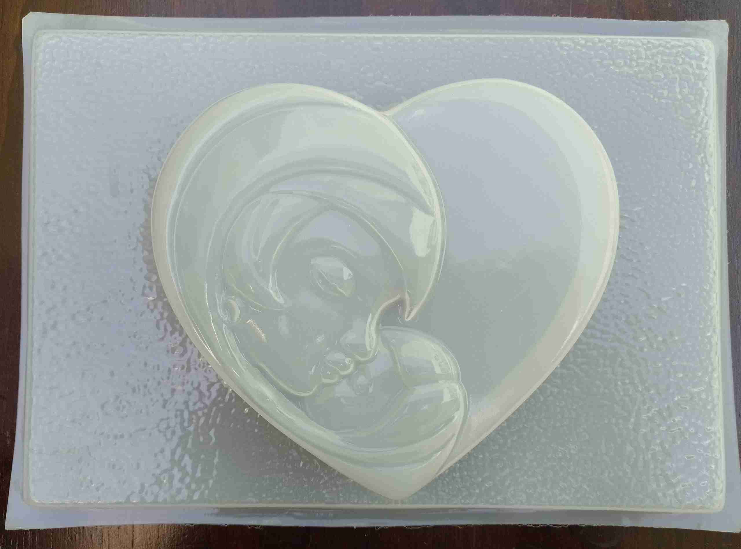 Molde corazòn Madre e hijo