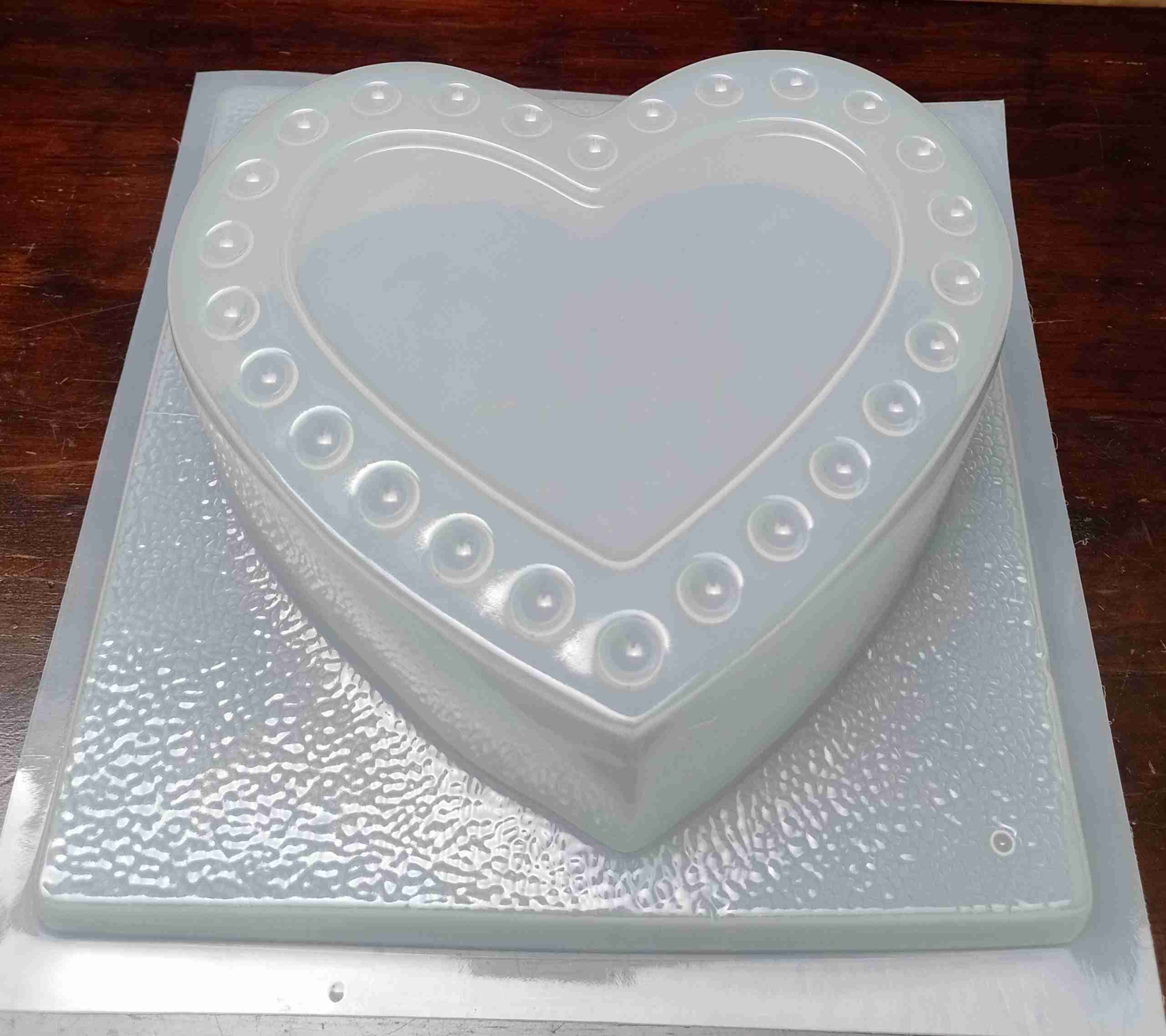 Molde Corazòn puntos 2 litros