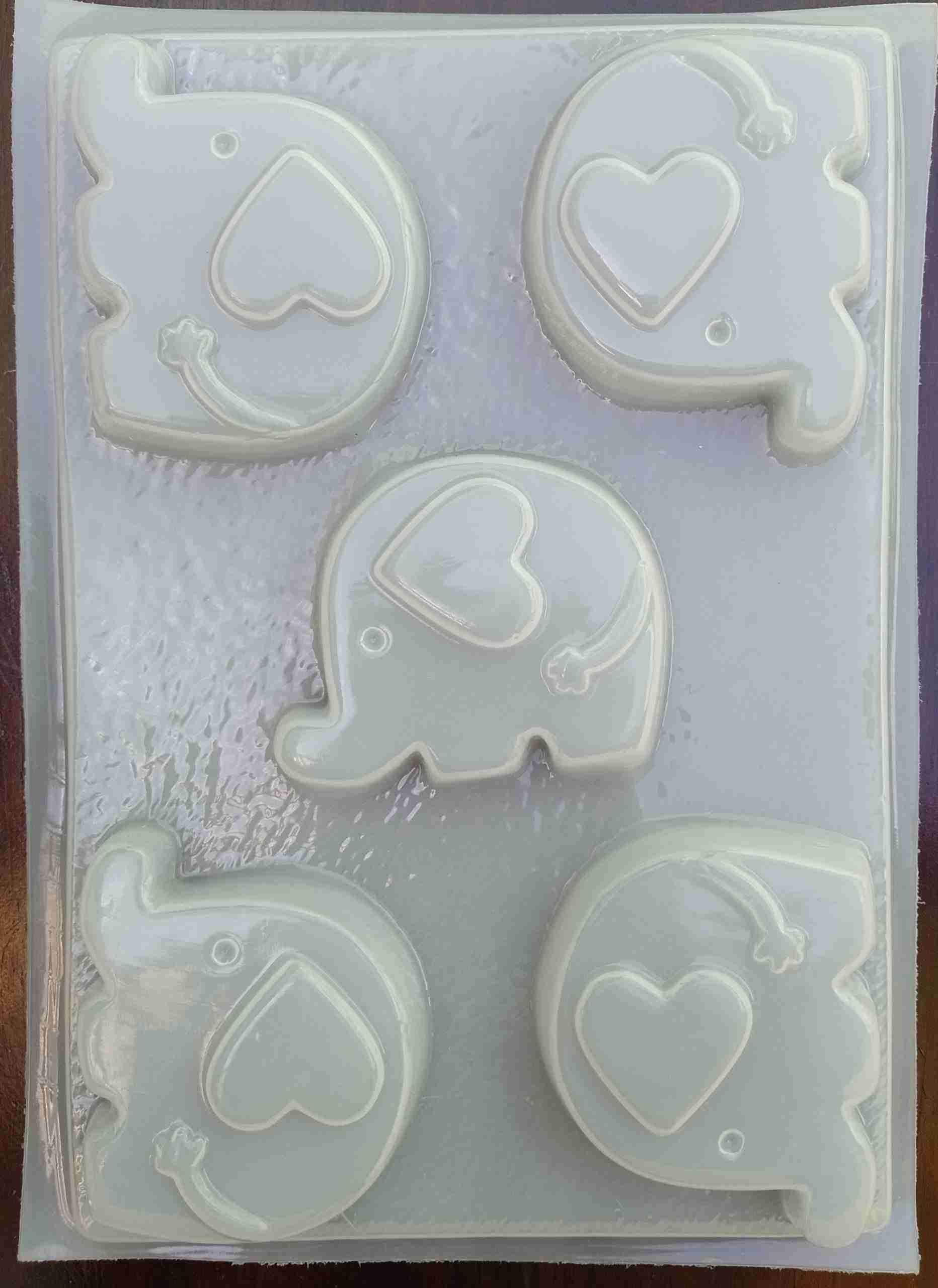 Molde Tiernos Elefantes Baby