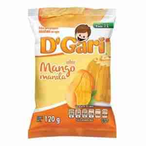 Gelatina D`Gari sabor Mango con color de 120 gramos